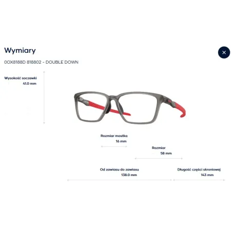 OAKLEY 0OX8188D-02  Double down
